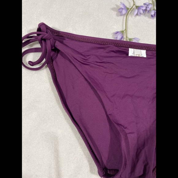 NEW Becca‎ Color Code Side Tie Bikini Bottoms [SZ Large ] - Picture 6 of 11